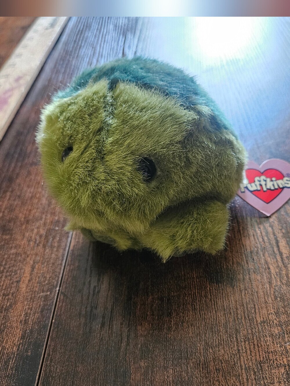 Vintage 1994 Puffkins Turtle Plush Toy